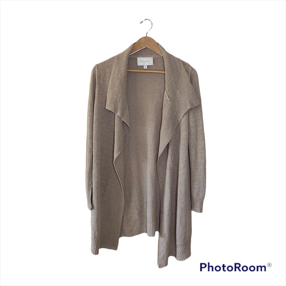 Brochu Walker Linen Open Front Cardigan